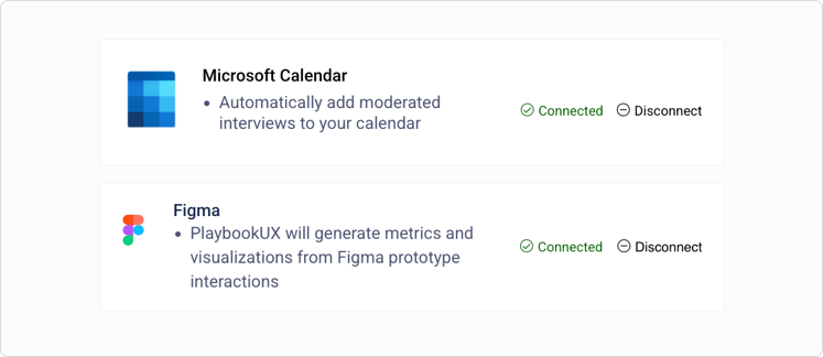 Calendar integrations